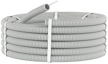 Гофра ПВХ DKC Octopus Д=32 сверхтяжелая с протяжкой серый (25м) картинка